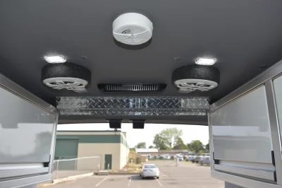 FORD TRANSIT 148 EL HIGH ROOF DUALLY MOTO VAN BY WALDOCH CUSTOM GARAGE ON WHEELS - 2022 FORD TRANSIT CAMPER - Image 10 of 20