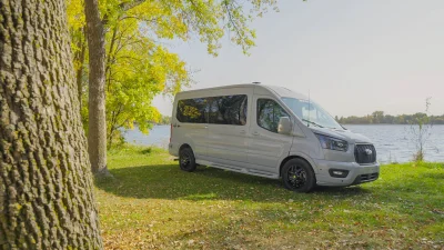 2024 BOUNDARY WATER EDITION FORD TRANSIT CONVERSION VAN - LUXURY TRAVEL VAN TRAVEL IN STYLE - 2024 FORD TRANSIT CUYUNA - Image 45 of 46