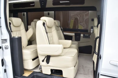 2024 FORD TRANSIT CONVERSION VAN 9 PASSENGER LUXURY GALAXY WALDOCH - WHITE - 2024 FORD TRANSIT GALAXY LUXURY - Image 38 of 79