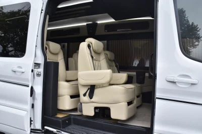 2024 FORD TRANSIT CONVERSION VAN 9 PASSENGER LUXURY GALAXY WALDOCH - WHITE - 2024 FORD TRANSIT GALAXY LUXURY - Image 43 of 79