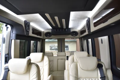 2024 FORD TRANSIT CONVERSION VAN 9 PASSENGER LUXURY GALAXY WALDOCH - WHITE - 2024 FORD TRANSIT GALAXY LUXURY - Image 52 of 79