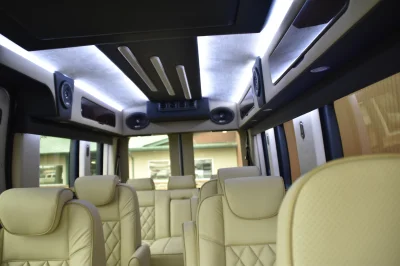 2024 FORD TRANSIT CONVERSION VAN 9 PASSENGER LUXURY GALAXY WALDOCH - WHITE - 2024 FORD TRANSIT GALAXY LUXURY - Image 54 of 79