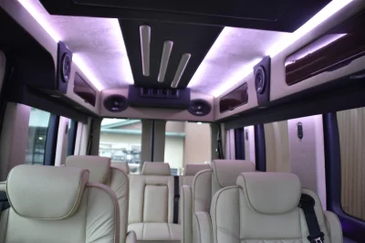 2024 FORD TRANSIT CONVERSION VAN 9 PASSENGER LUXURY GALAXY WALDOCH - WHITE - 2024 FORD TRANSIT GALAXY LUXURY - Image 55 of 79
