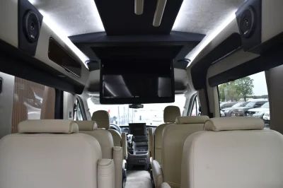 2024 FORD TRANSIT CONVERSION VAN 9 PASSENGER LUXURY GALAXY WALDOCH - WHITE - 2024 FORD TRANSIT GALAXY LUXURY - Image 70 of 79