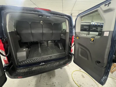2024 FORD TRANSIT - 10 PASSENGER SHUTTLE - BLUE METALLIC - GRAY SEATING - 2024 FORD TRANSIT SHUTTLE - Image 12 of 17