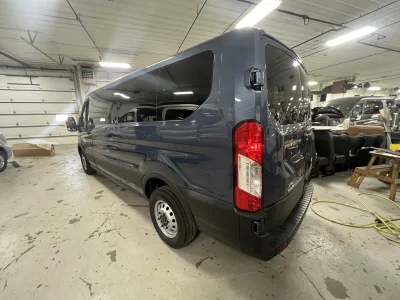 2024 FORD TRANSIT - 10 PASSENGER SHUTTLE - BLUE METALLIC - GRAY SEATING - 2024 FORD TRANSIT SHUTTLE - Image 14 of 17