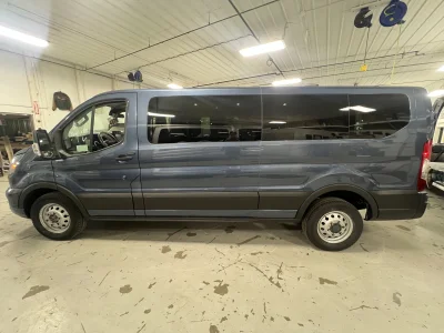 2024 FORD TRANSIT - 10 PASSENGER SHUTTLE - BLUE METALLIC - GRAY SEATING - 2024 FORD TRANSIT SHUTTLE - Image 15 of 17