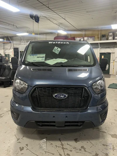 2024 FORD TRANSIT - 10 PASSENGER SHUTTLE - BLUE METALLIC - GRAY SEATING - 2024 FORD TRANSIT SHUTTLE - Image 2 of 17