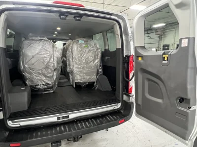 2024 FORD TRANSIT - 8 PASSENGER BASIC LUXURY - INGOT SILVER - QUICKSILVER AND ALABASTER SEATING - 2024 FORD TRANSIT SPECIALTY - Image 10 of 18