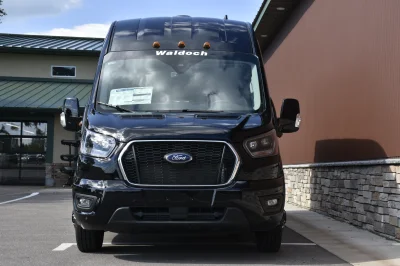2025 FORD TRANSIT T350 HIGH ROOF DUALLY GALAXY LUXURY CONVERSION VAN 11 PASSENGER - BLACK - 2025 FORD TRANSIT GALAXY LUXURY - Image 3 of 15