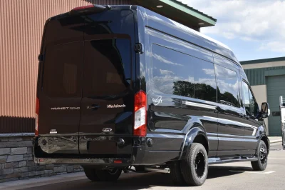 2025 FORD TRANSIT T350 HIGH ROOF DUALLY GALAXY LUXURY CONVERSION VAN 11 PASSENGER - BLACK - 2025 FORD TRANSIT GALAXY LUXURY - Image 6 of 15
