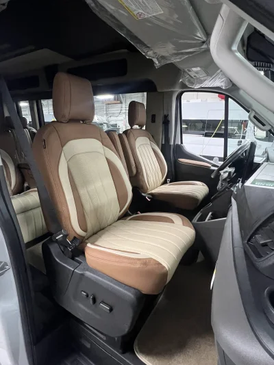 24473 - 2026 FORD TRANSIT - 7 PASSENGER BOUNDARY WATERS - OXFORD WHITE - AMARETTO AND BEIGE SEATING - 2026 FORD TRANSIT BOUNDARY WATERS - Image 4 of 18