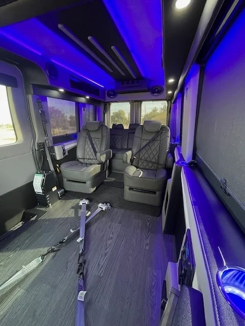 Ford Transit Galaxy Van 9 Passenger Mobility UVL lift Van by Waldoch Crafts