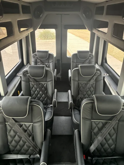 FORD TRANSIT MOBILITY VAN UVL LIFT 148 EL HIGH ROOF 11 PASSENGER LUXURY CONVERSION VAN GALAXY PACKAGE BY WALDOCH - 2026 FORD TRANSIT GALAXY - Image 7 of 11