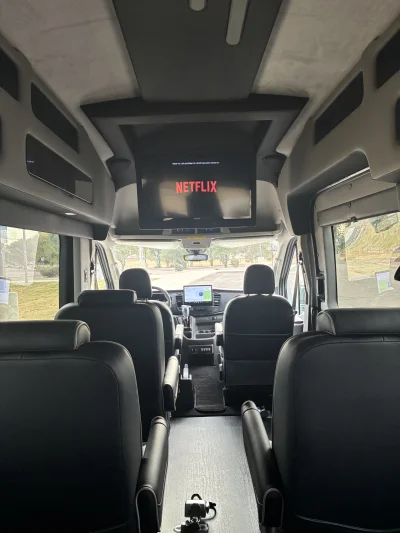 FORD TRANSIT MOBILITY VAN UVL LIFT 148 EL HIGH ROOF 11 PASSENGER LUXURY CONVERSION VAN GALAXY PACKAGE BY WALDOCH - 2026 FORD TRANSIT GALAXY - Image 8 of 11