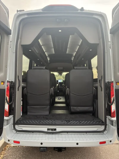 FORD TRANSIT MOBILITY VAN UVL LIFT 148 EL HIGH ROOF 11 PASSENGER LUXURY CONVERSION VAN GALAXY PACKAGE BY WALDOCH - 2026 FORD TRANSIT GALAXY - Image 9 of 11