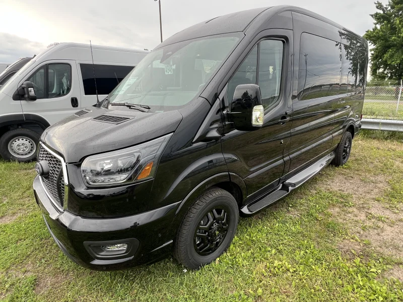 2026 Ford Transit - Galaxy Package - Agate Black (UM) - Black With  Pewter Seating by Waldoch Crafts