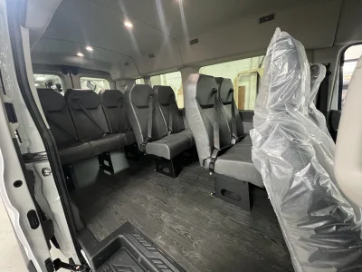 2026 FORD TRANSIT SHUTTLE 10-PASSENGER - OXFORD WHITE WITH GREY SEATING - 2026 FORD TRANSIT SHUTTLE - Image 6 of 16