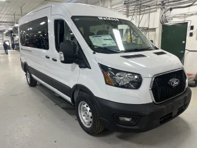 2026 FORD TRANSIT SHUTTLE 10-PASSENGER - OXFORD WHITE WITH GREY SEATING - 2026 FORD TRANSIT SHUTTLE - Image 3 of 16