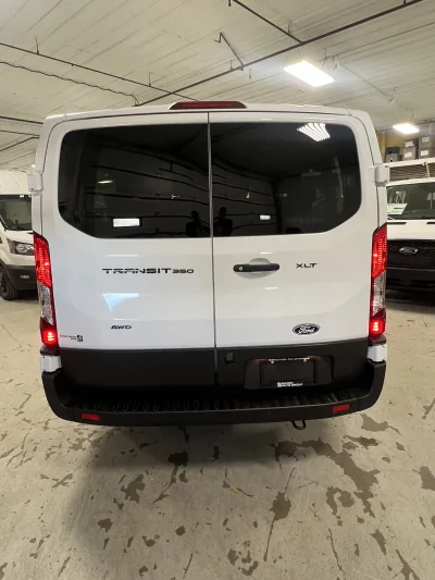 2026 FORD TRANSIT - 10 PASSENGER RECONFIGURATION - OXFORD WHITE - BLACK OEM SEATING - 2026 FORD TRANSIT SHUTTLE - Image 14 of 18