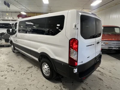 2026 FORD TRANSIT - 10 PASSENGER RECONFIGURATION - OXFORD WHITE - BLACK OEM SEATING - 2026 FORD TRANSIT SHUTTLE - Image 15 of 18