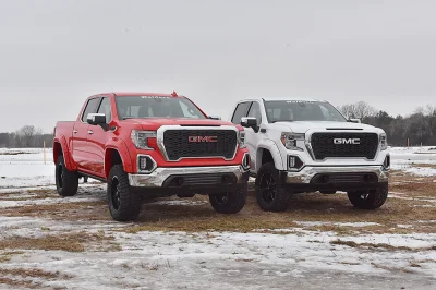 WHITE AND RED - 2020 GMC SIERRA 1500 LIFT - Image 1 of 6