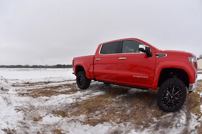 WHITE AND RED - 2020 GMC SIERRA 1500 LIFT - Image 4 of 6