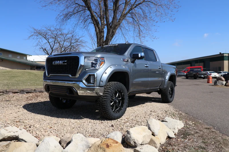 2020 GMC 1500  Lift Package By Waldoch satin silver Custom GM Trucks by Waldoch Crafts