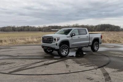 GMC AT4 LIFT PACKAGE BY WALDOCH CUSTOM TRUCKS WITH FACTORY WARRANTY 1500 SILVER 6.2L - 2025 GMC SIERRA 1500 LIFT - Image 10 of 25