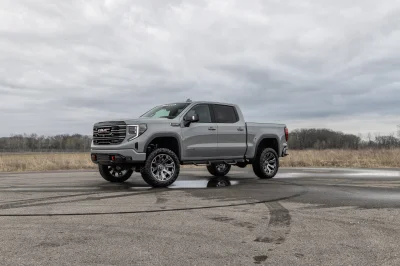 GMC AT4 LIFT PACKAGE BY WALDOCH CUSTOM TRUCKS WITH FACTORY WARRANTY 1500 SILVER 6.2L - 2025 GMC SIERRA 1500 LIFT - Image 9 of 25