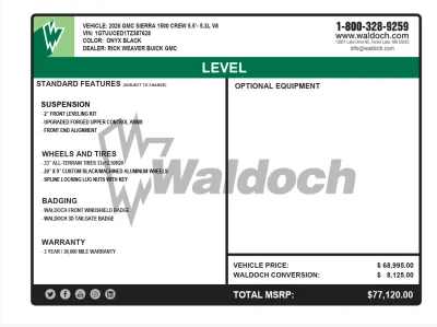 2026 GMC SIERRA - LEVEL PACKAGE - ONYX BLACK (GBA) - 2026 GMC SIERRA 1500 LEVEL - Image 22 of 22