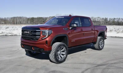 2026 GMC SIERRA LIFT PACKAGE VOLCANIC RED WITH 22" WHEEL BY WALDOCH BEST CUSTOM TRUCK YOU CAN BUY - 2026 GMC SIERRA 1500 LIFT - Image 2 of 9