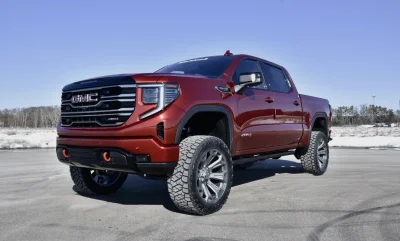 2026 GMC SIERRA LIFT PACKAGE VOLCANIC RED WITH 22" WHEEL BY WALDOCH BEST CUSTOM TRUCK YOU CAN BUY - 2026 GMC SIERRA 1500 LIFT - Image 3 of 9