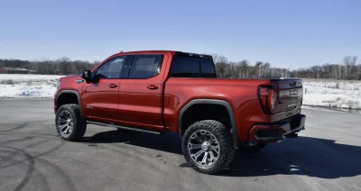 2026 GMC SIERRA LIFT PACKAGE VOLCANIC RED WITH 22" WHEEL BY WALDOCH BEST CUSTOM TRUCK YOU CAN BUY - 2026 GMC SIERRA 1500 LIFT - Image 5 of 9