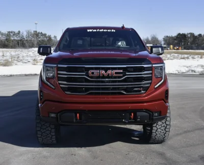 2026 GMC SIERRA LIFT PACKAGE VOLCANIC RED WITH 22" WHEEL BY WALDOCH BEST CUSTOM TRUCK YOU CAN BUY - 2026 GMC SIERRA 1500 LIFT - Image 9 of 9
