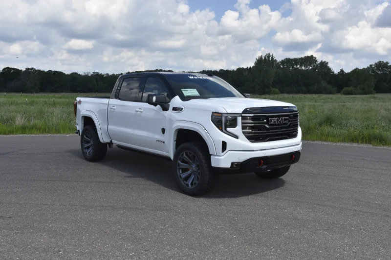 2026 Waldoch Custom GMC Sierra 1500 M80X - White with Tuxedo Top by Waldoch Crafts