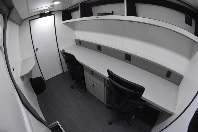 Custom Mobile Office Sprinter Van Conversion Work center Hospital - Waldoch Build by Waldoch Crafts