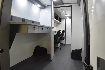 CUSTOM MOBILE OFFICE SPRINTER VAN CONVERSION WORK CENTER HOSPITAL - WALDOCH BUILD - 2021 MERCEDES-BENZ SPRINTER 2500 WORK - Image 24 of 38