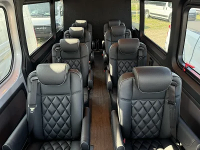 MERCEDES SPRINTER LANDMARK 10 PASSENGER PRESIDENTIAL CUSTOM CONVERSION VAN - 2024 MERCEDES-BENZ SPRINTER 2500 LANDMARK - Image 11 of 13