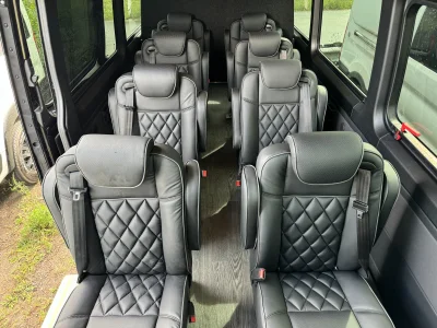 MERCEDES SPRINTER LANDMARK 10 PASSENGER PRESIDENTIAL CUSTOM CONVERSION VAN - 2024 MERCEDES-BENZ SPRINTER 2500 LANDMARK - Image 3 of 13