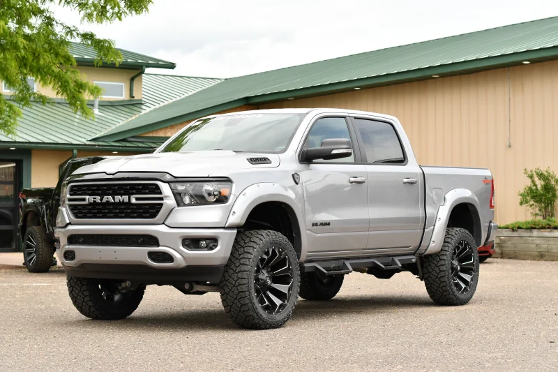 2022 RAM 1500 Silver Rampage By Waldoch - Custom Dodge Truck with 6" lift Kit by Waldoch Crafts