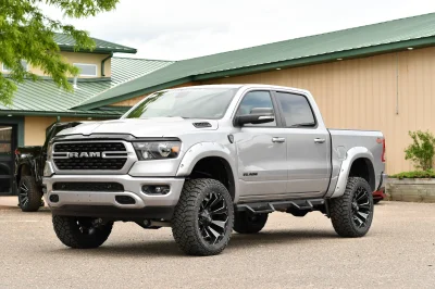 2022 RAM 1500 SILVER RAMPAGE BY WALDOCH - CUSTOM DODGE TRUCK WITH 6" LIFT KIT - 2022 RAM 1500 RAMPAGE - Image 1 of 27