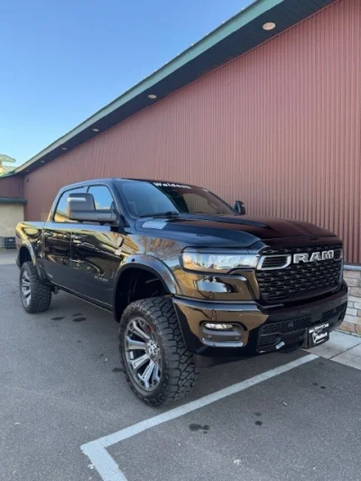 RAM 1500 HEMI CUSTOM RAMPAGE EDITION WALDOCH 5.7L BLACK CREW CAB TRUCK - BEST TRUCK YOU CAN BUY WITH FULL FACTORY WARRANTY LIFTED - 2026 RAM 1500 RAMPAGE - Image 1 of 10