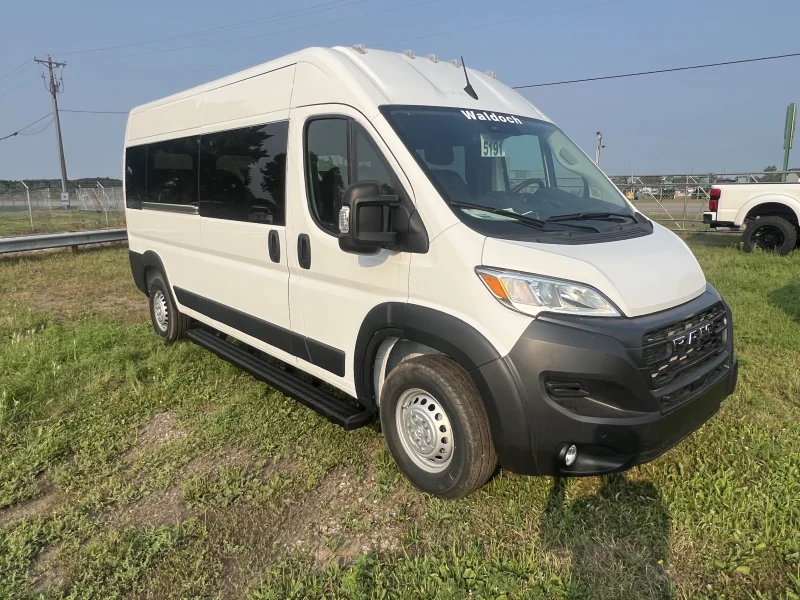 2024 Ram Promaster - Shuttle Package - Bright White - (PW7) - Gray Seating by Waldoch Crafts