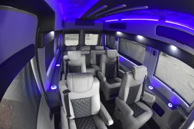GALAXY CONVERSION VAN 9 PASSENGER TRAVEL LUXURY RAM PROMASTER WHITE - 2018 RAM PROMASTER GALAXY - Image 11 of 27