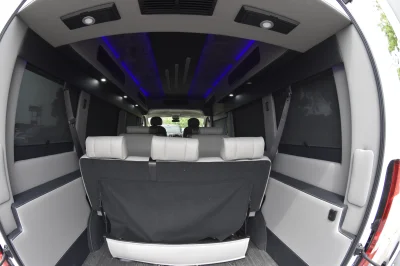 GALAXY CONVERSION VAN 9 PASSENGER TRAVEL LUXURY RAM PROMASTER WHITE - 2018 RAM PROMASTER GALAXY - Image 12 of 27