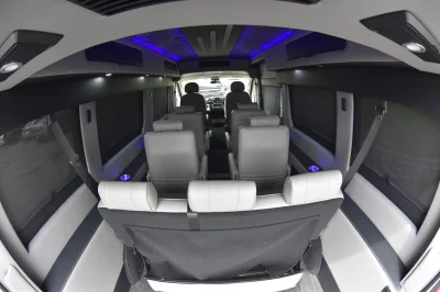 GALAXY CONVERSION VAN 9 PASSENGER TRAVEL LUXURY RAM PROMASTER WHITE - 2018 RAM PROMASTER GALAXY - Image 13 of 27