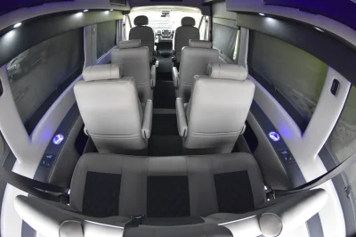 GALAXY CONVERSION VAN 9 PASSENGER TRAVEL LUXURY RAM PROMASTER WHITE - 2018 RAM PROMASTER GALAXY - Image 14 of 27