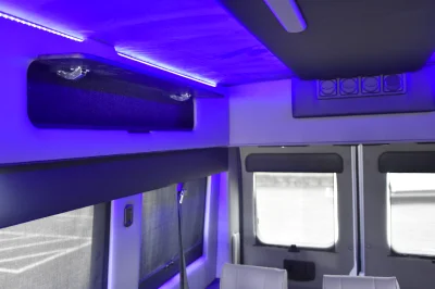 GALAXY CONVERSION VAN 9 PASSENGER TRAVEL LUXURY RAM PROMASTER WHITE - 2018 RAM PROMASTER GALAXY - Image 20 of 27