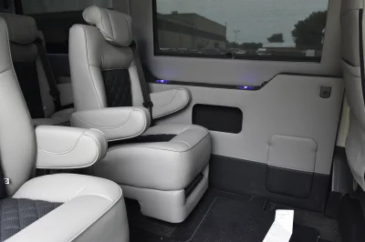 GALAXY CONVERSION VAN 9 PASSENGER TRAVEL LUXURY RAM PROMASTER WHITE - 2018 RAM PROMASTER GALAXY - Image 24 of 27